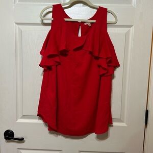 Gibson Latimer Cold Shoulder Top